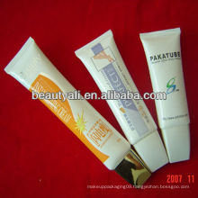 Facial cleanser oval plastic tube